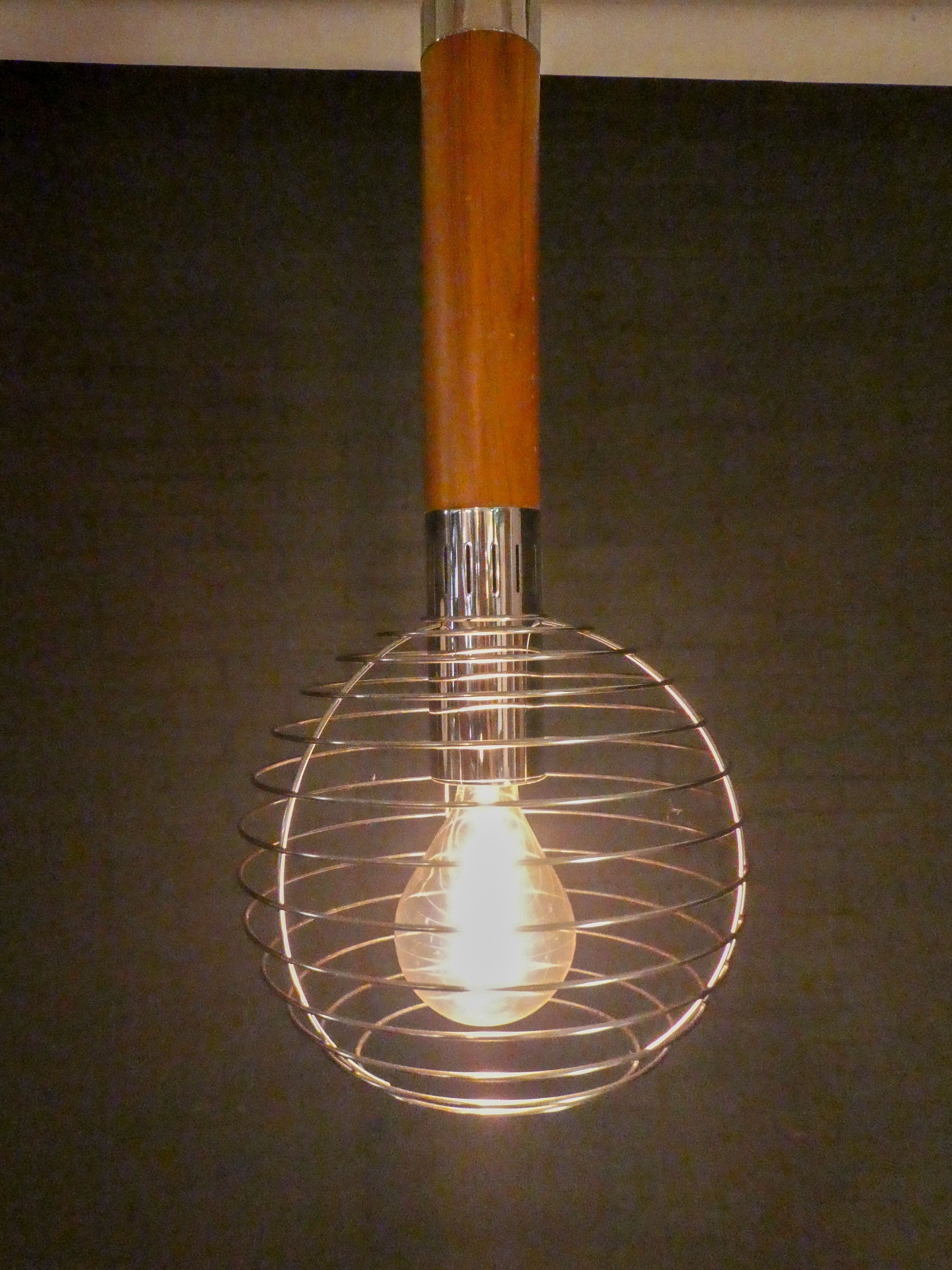 Unique Italian 'urban' hanging lamp by Esperia Luci
