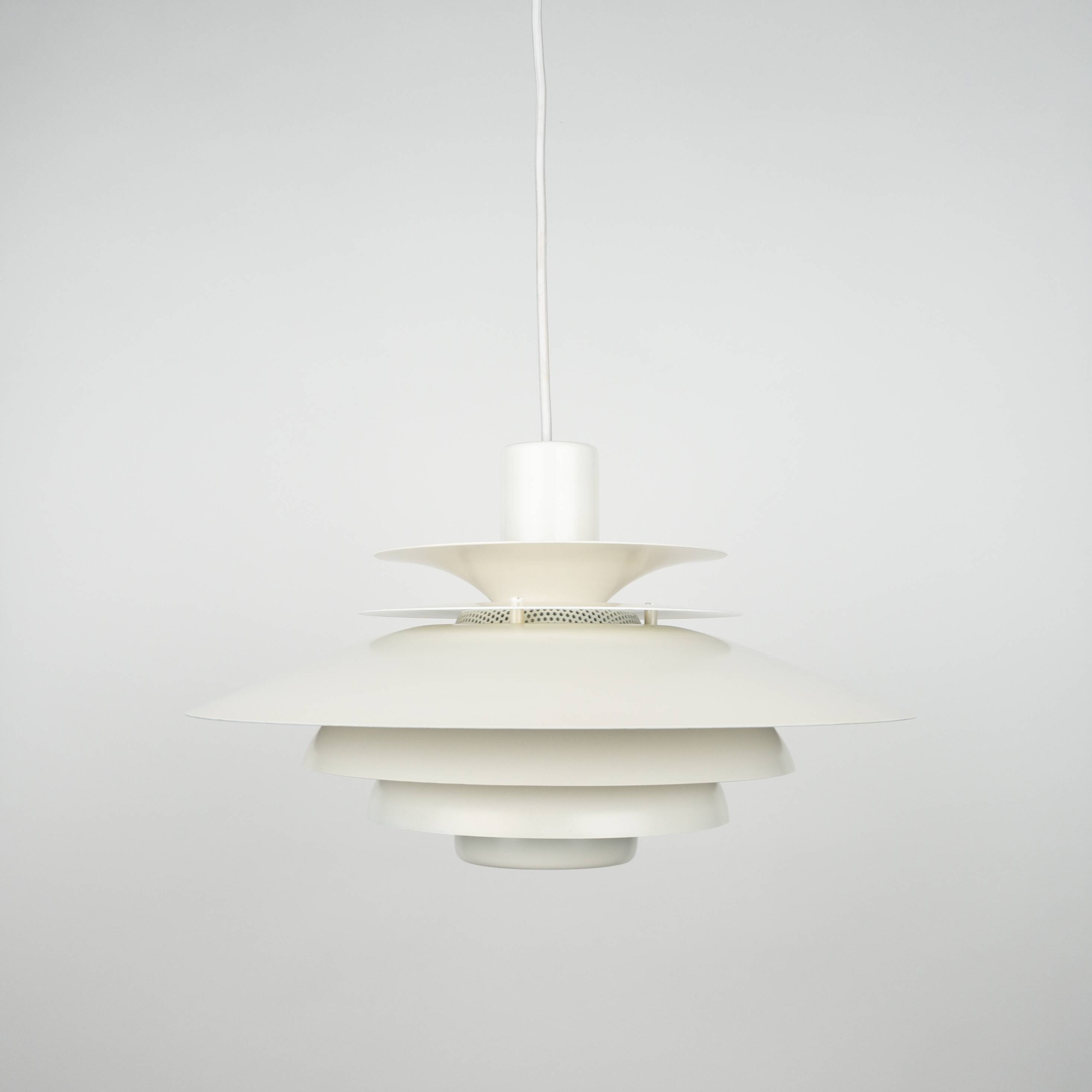 Danish vintage pendant lamp Verona by Kurt Wiborg, Jeka, 1980s