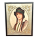 Old portrait of a young woman with braids and a hat, circa 1930