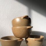 Bols à oreilles en grès