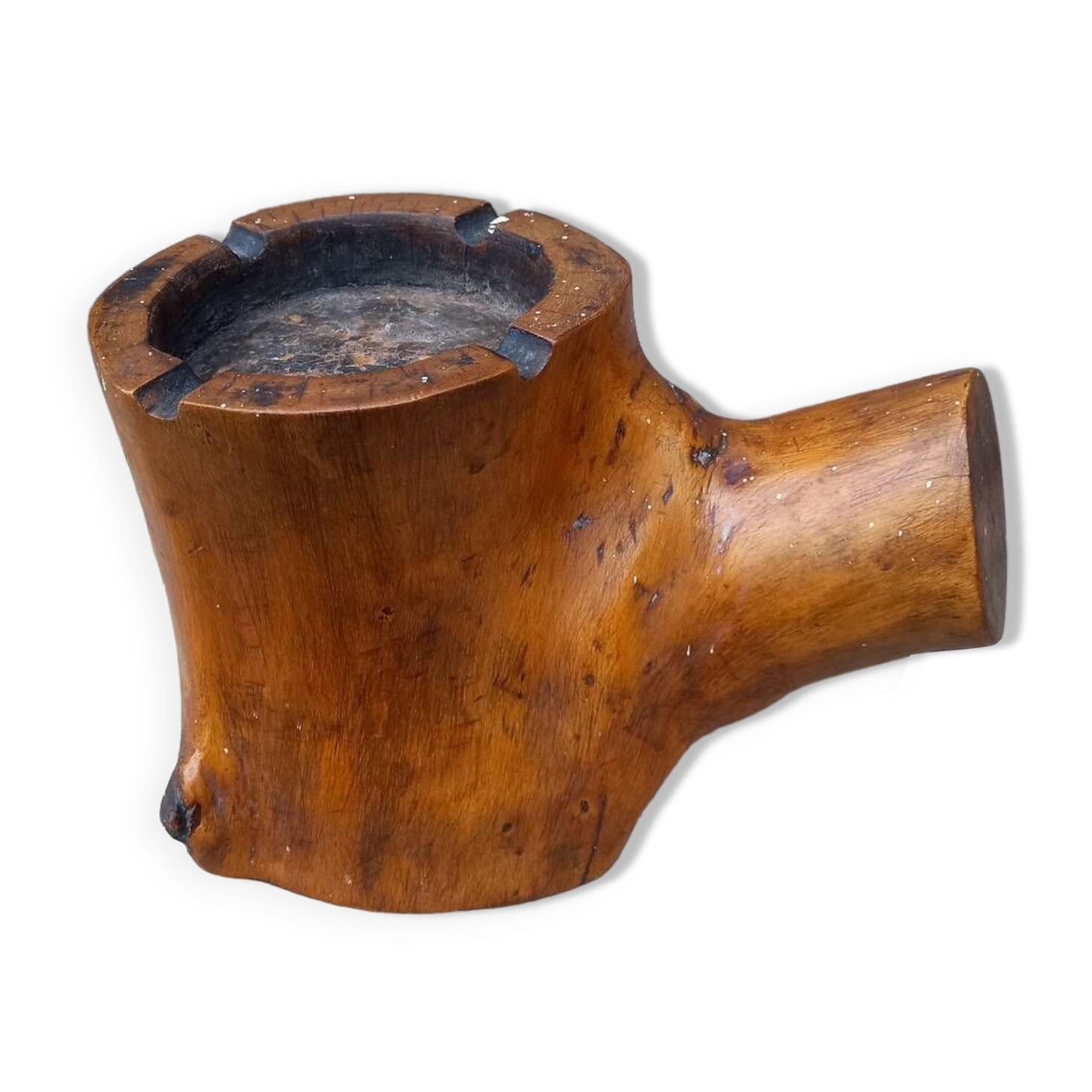Vintage wooden ashtray
