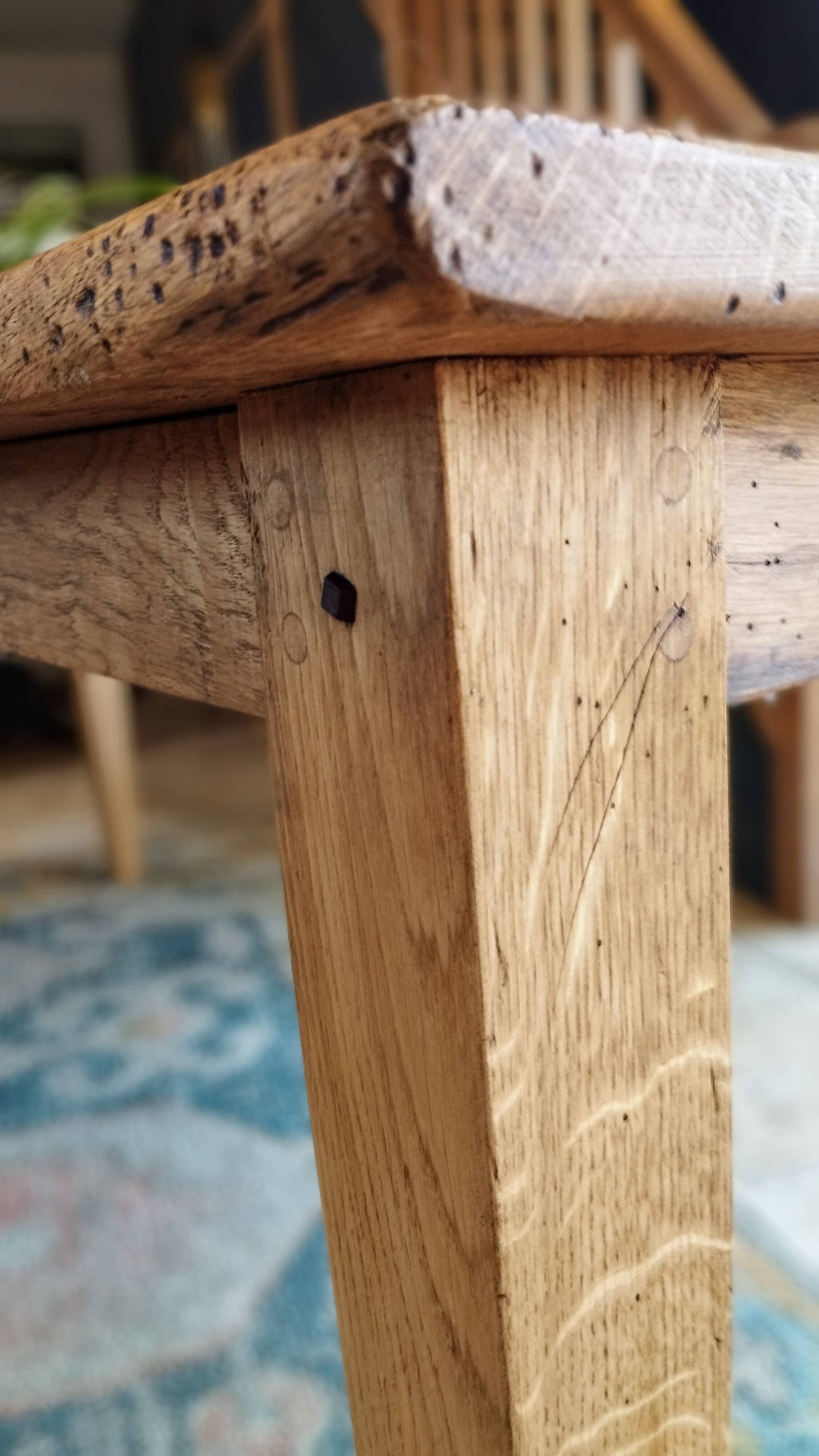 Farmhouse table 200 x 80 light oak