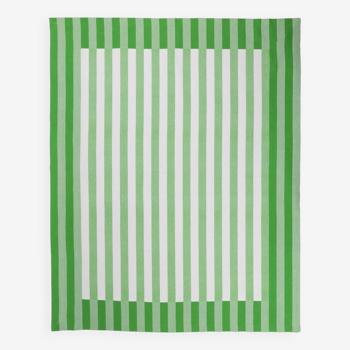 Green striped tablecloth: 240cm x 170cm
