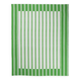 Nappe à rayures vertes : 240cm x 170cm