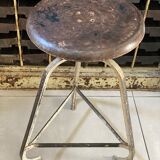 Old industrial workshop stool