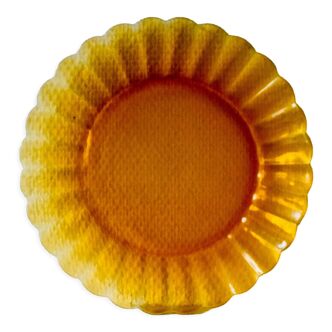Assiette plate Duralex ambrée