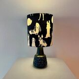 Small cordless table lamp – West German Pottery, 1950s
