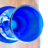 Vase en verre soufflé peint à la main Art nouveau