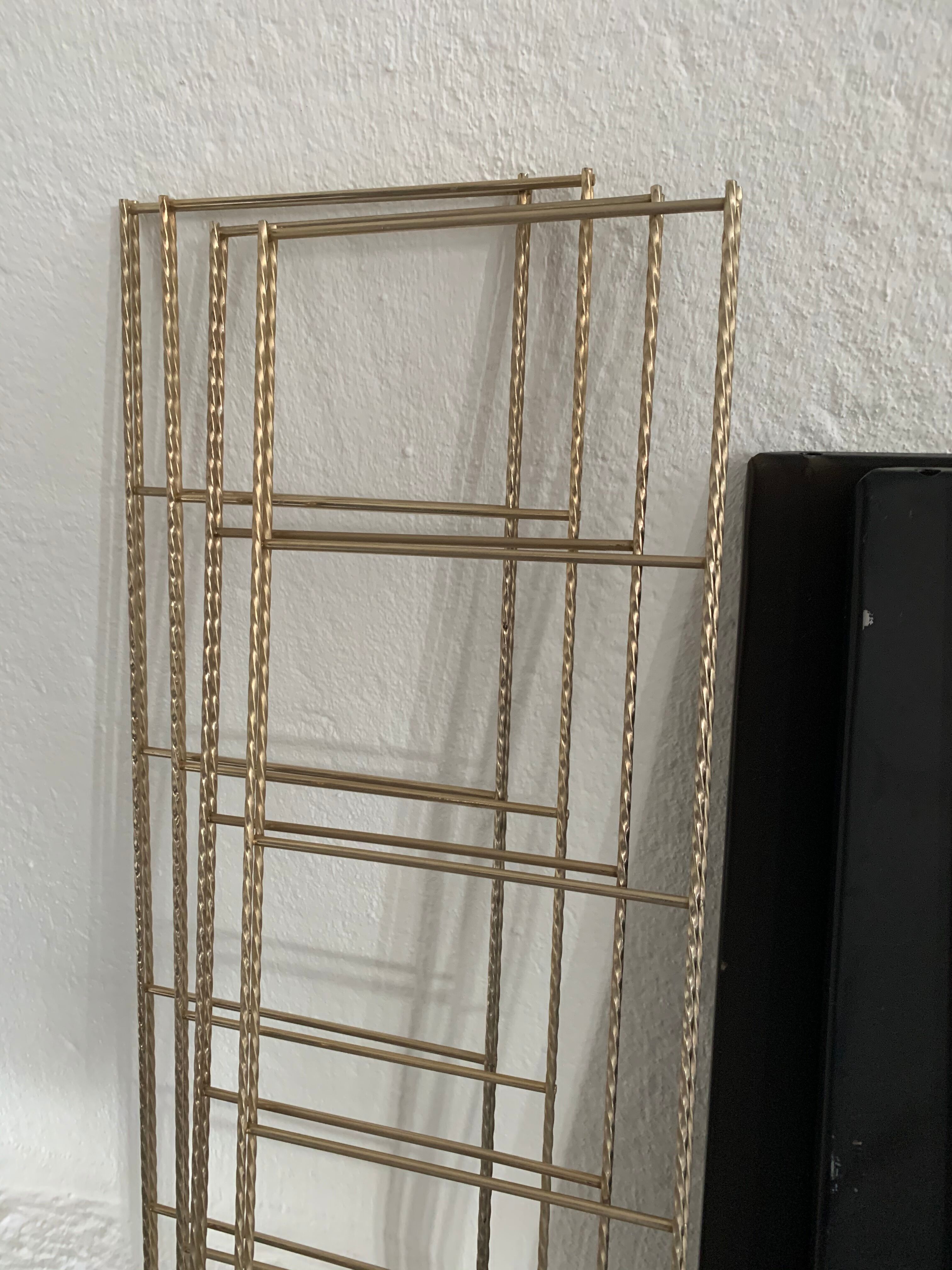 Set 2 shelves vintage thong 6 trays