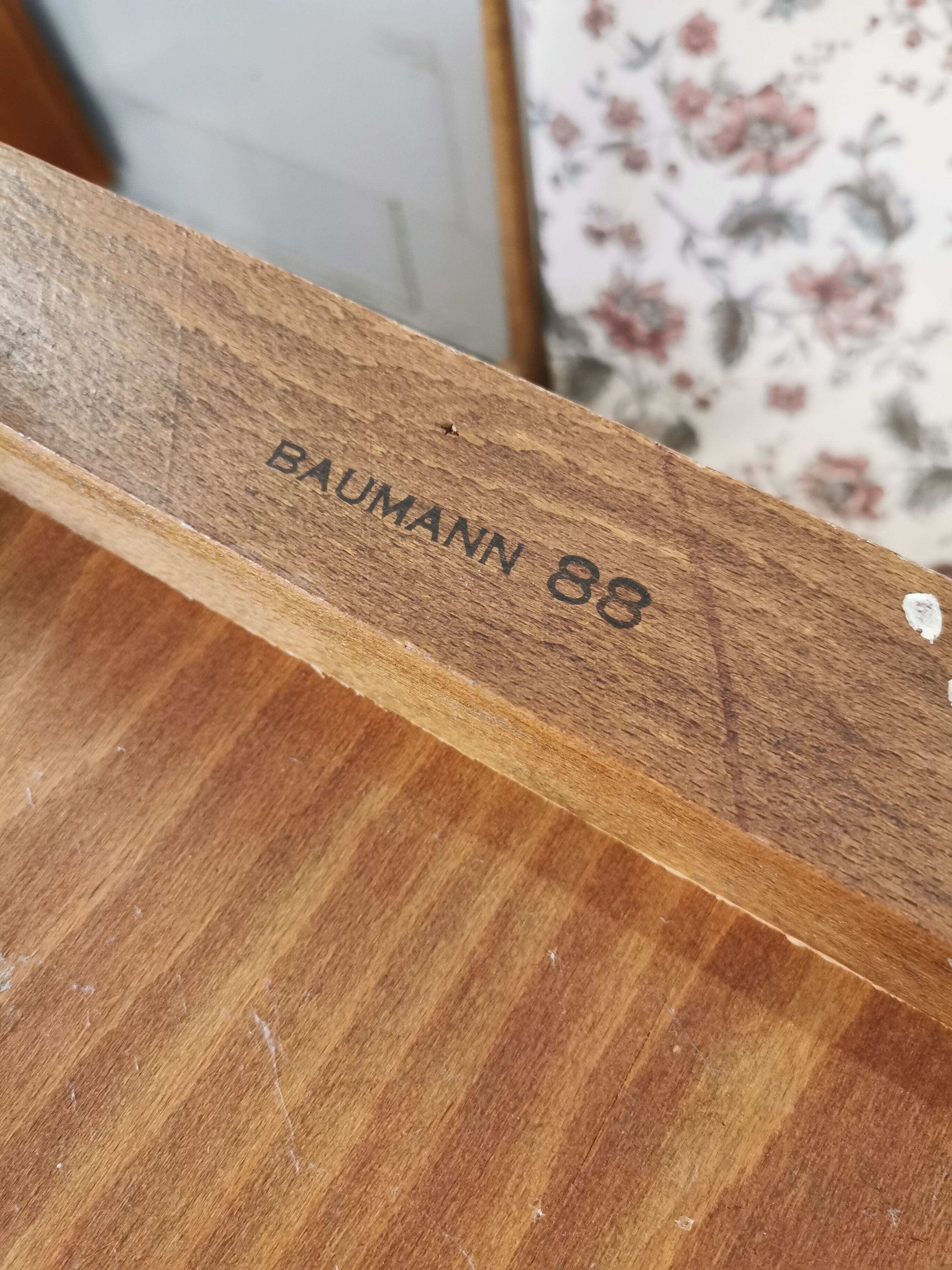 Pair of Baumann fan armchairs