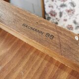 Pair of Baumann fan armchairs