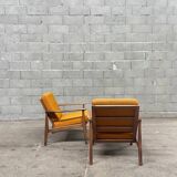 Saffron armchair pair