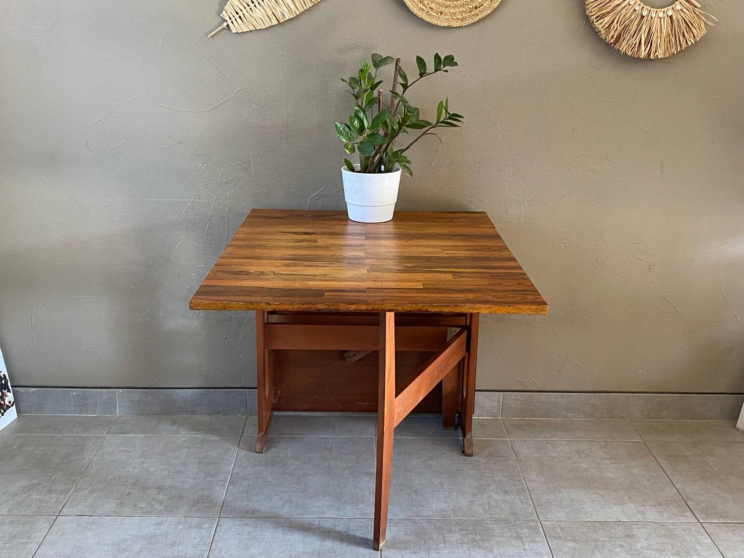 Vintage folding wooden table