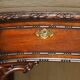 WARING & GILLOW library desk in the style of Thomas Chippendale with a leather top.