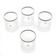 Verres par Gianfranco Frattini pour Progetti, années 1970, lot de 4