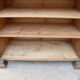 Furniture shelf scoured damask