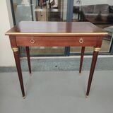 Wooden desk Louis XVI style with central drawer