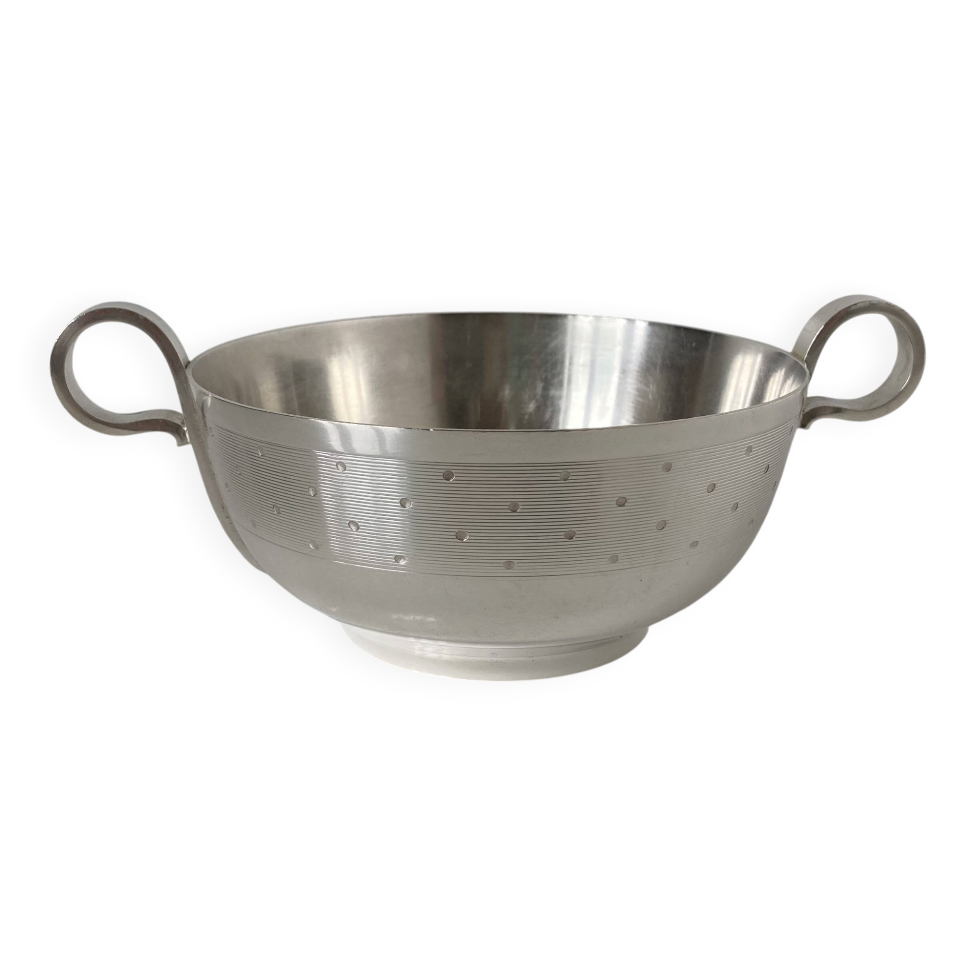 Beautiful vintage silver-plated wedding cup by Saint-Médard.