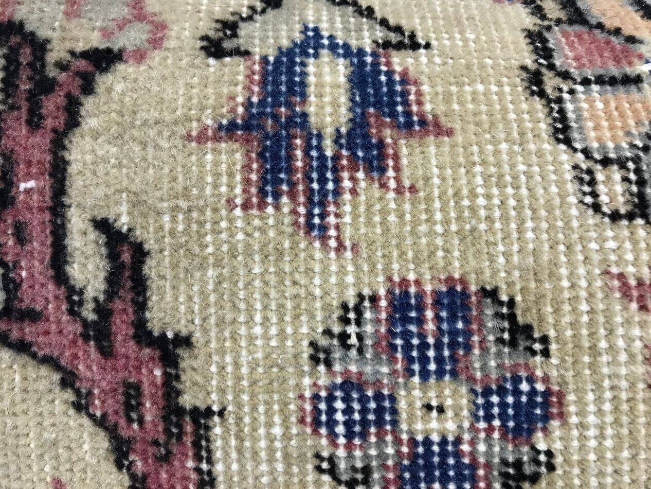 Housse de coussin lombaire en tapis décoloré 40x60 cm