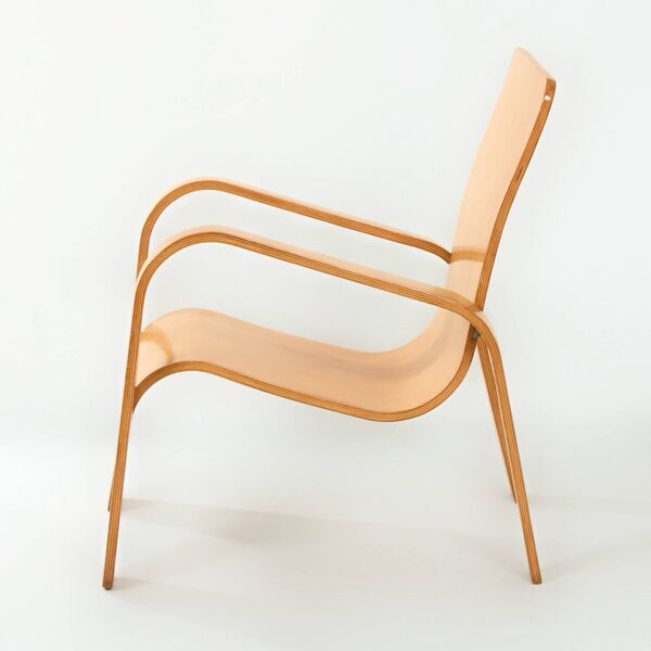 Fauteuil lawo 1 de han pieck pour lawo ommen en 1946 (n° 829)   bouleau, découverte rare