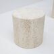 Metafora travertine coffee table by Massimo & Lella Vignelli, Italy