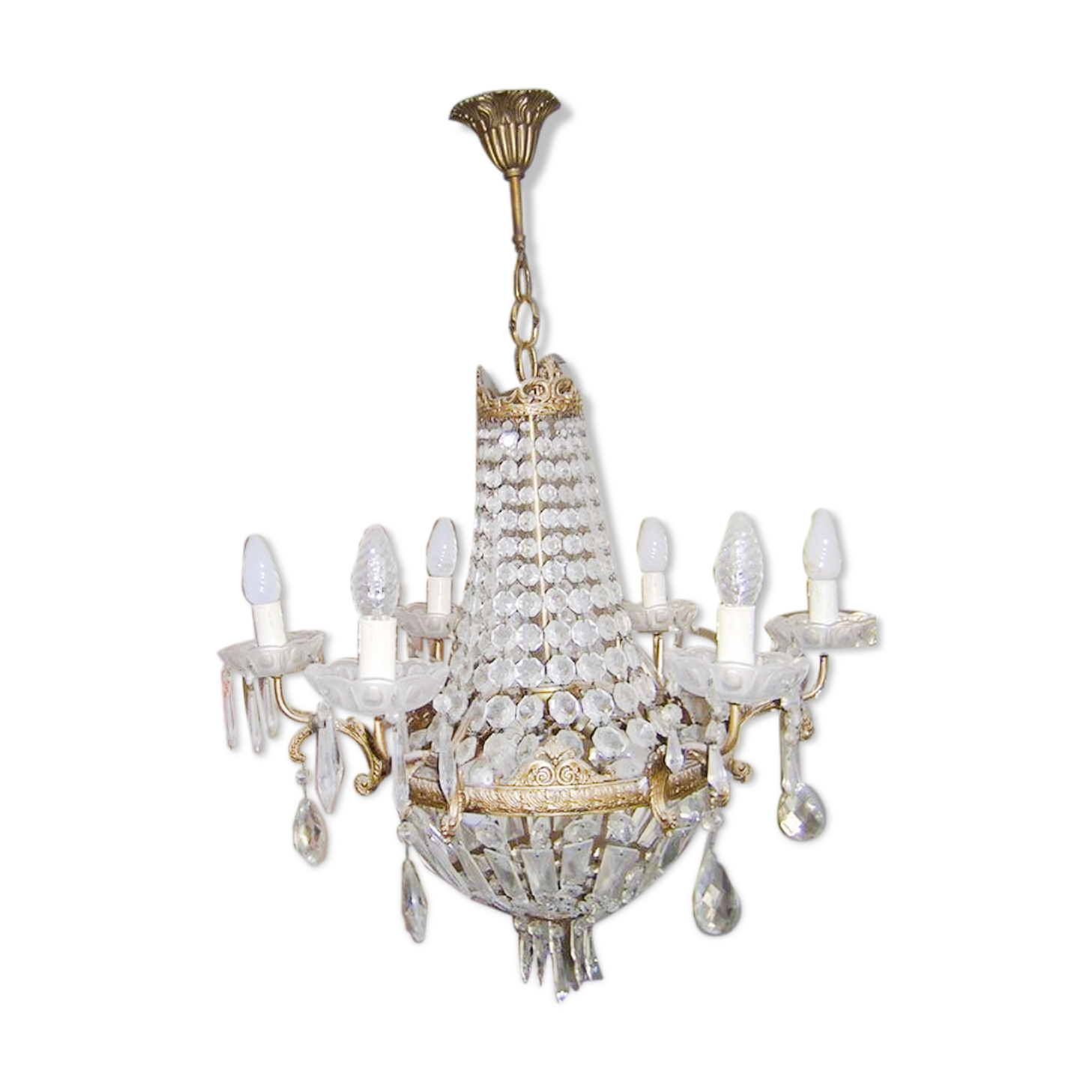 grapefruit chandelier