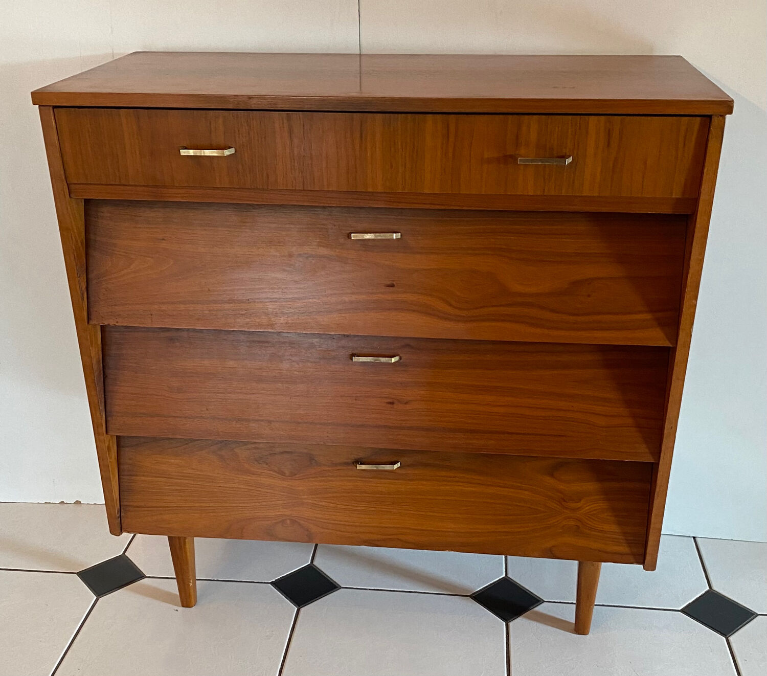 Vintage shoe cabinet 60s