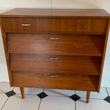 Vintage shoe cabinet 60s