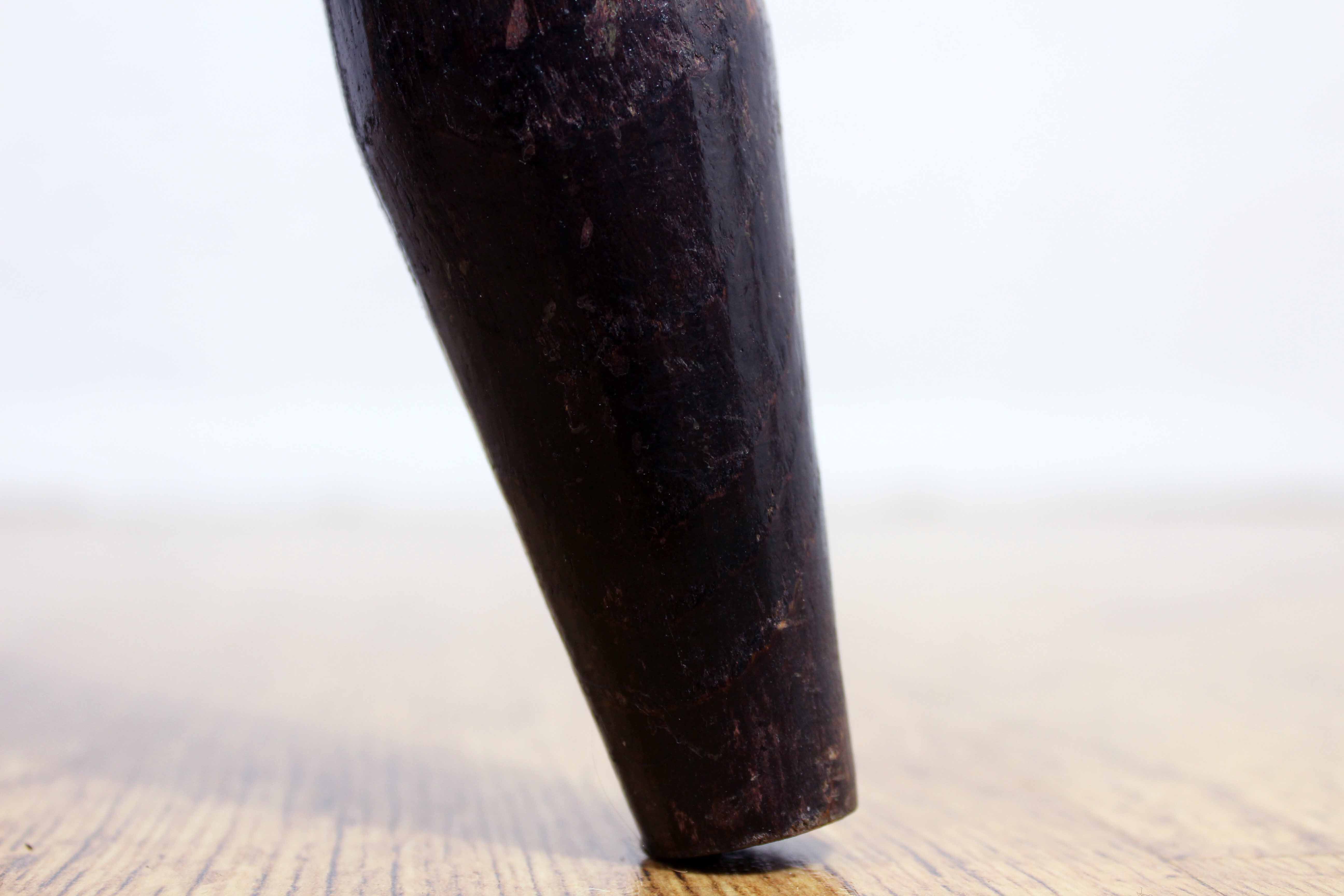 Old solid wood stool