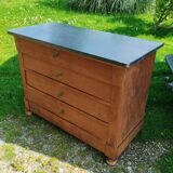 Commode ancienne style louis xvi plateau marbre