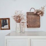 Rattan wall basket - rattan basket