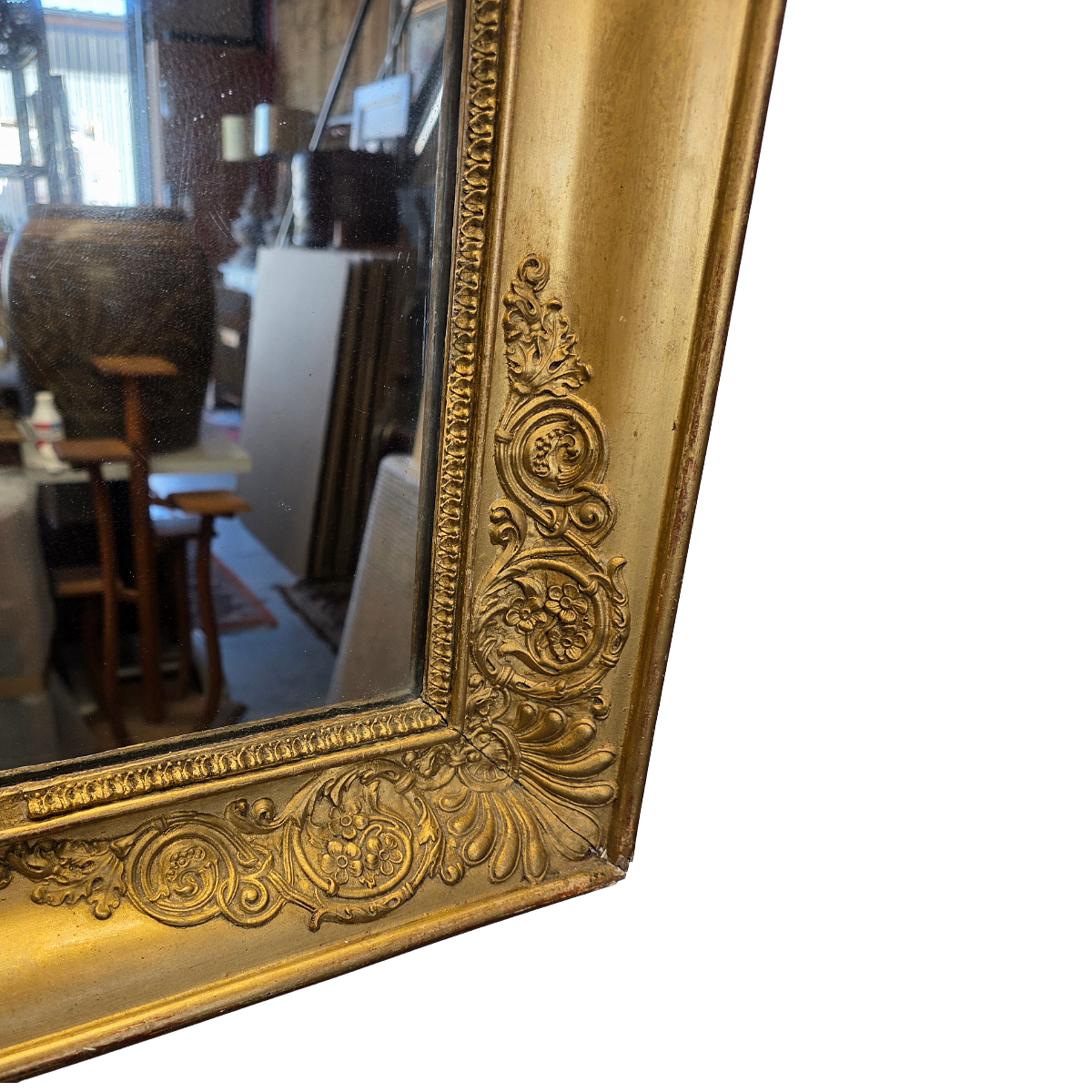Antique French Gilded Mirror, early 1800s