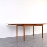 Mid-Century Danish Teak Extendable Dining Table, 1960s.