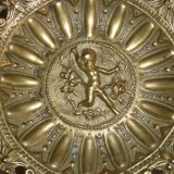 Fruit cup on bronze piedouche