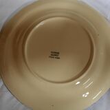 Old faience plate of pornic brittany breton woman and man décor