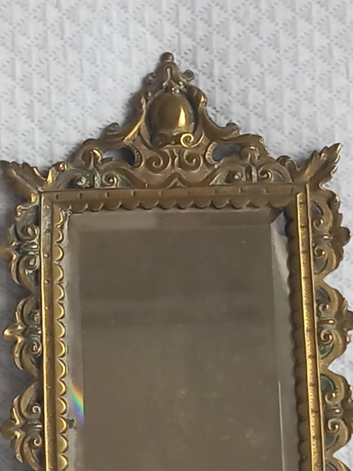 Pair of antique bronze mirrors – Louis XV / Rococo style – 19th century