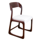 Chaise Baumann Traineau - Entièrement restaurée - Tissu, mousse & sangles : neuf
