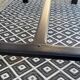 Table de ferme pieds carrés