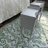 Pair of gray bedside tables