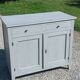 Parisian sideboard in oak and walnut 2 doors 2 drawers from the 20s