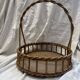 Panier en osier marron