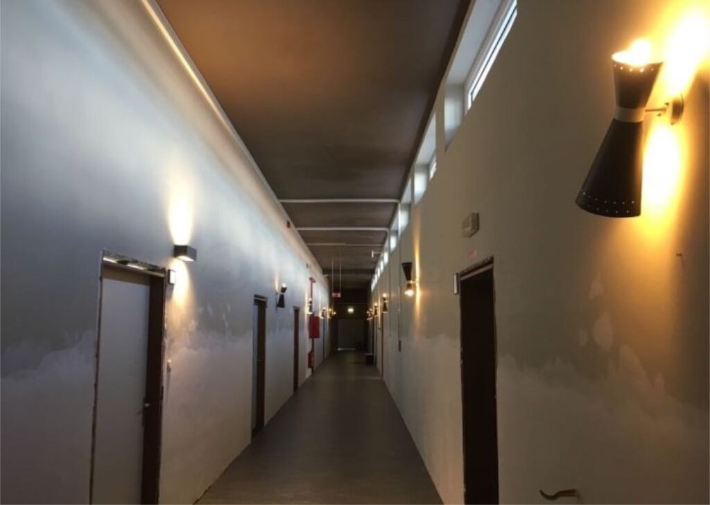 Elegant wall lamps by Stilnovo, anno 1950s (set of 2)