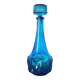 Bouteille belge bleu vif avec bouchon