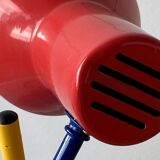 Color block table lamp