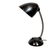 Vintage Brown Bakelite Gooseneck Table Lamp, 1950s