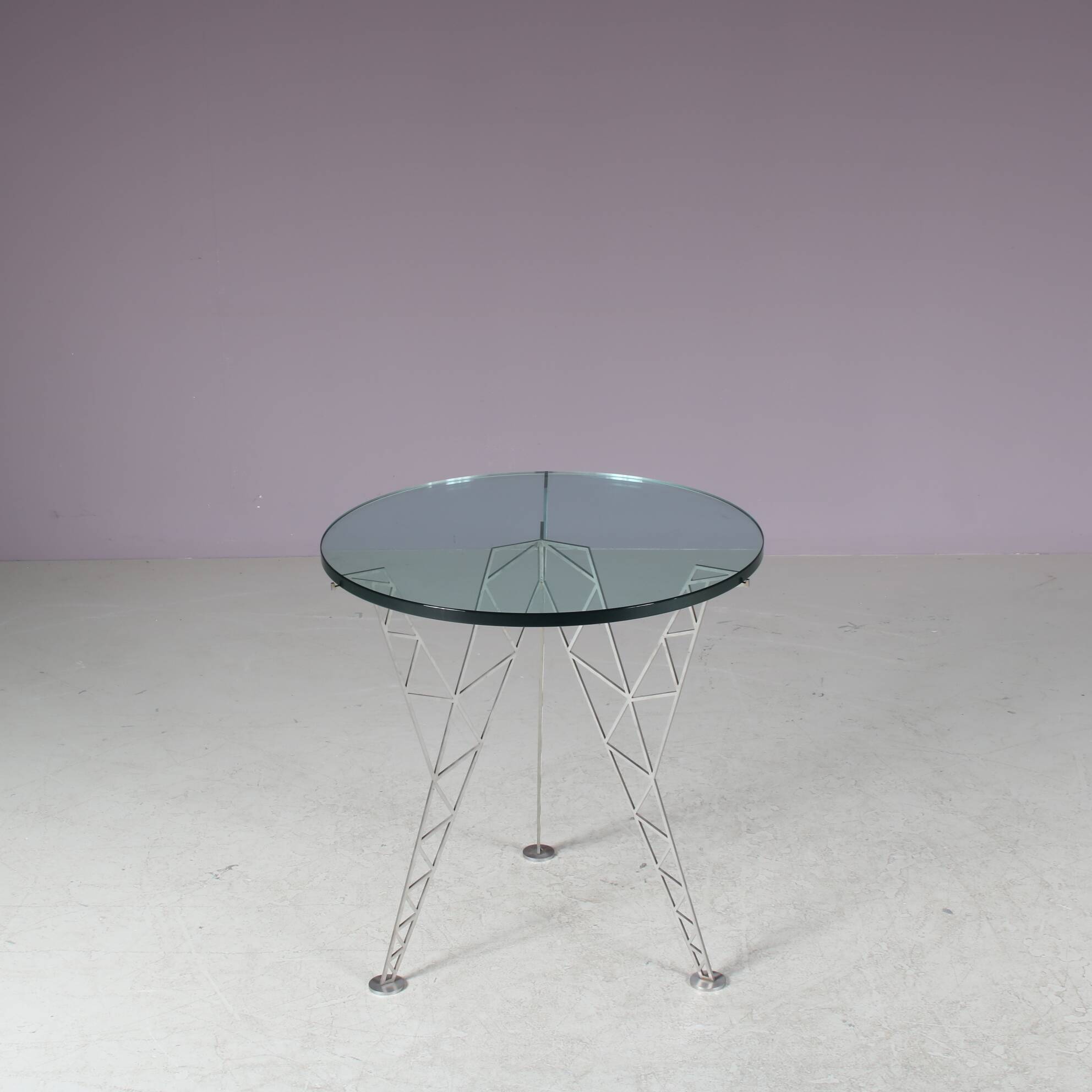 1990s Tom Dixon style side table from Italy