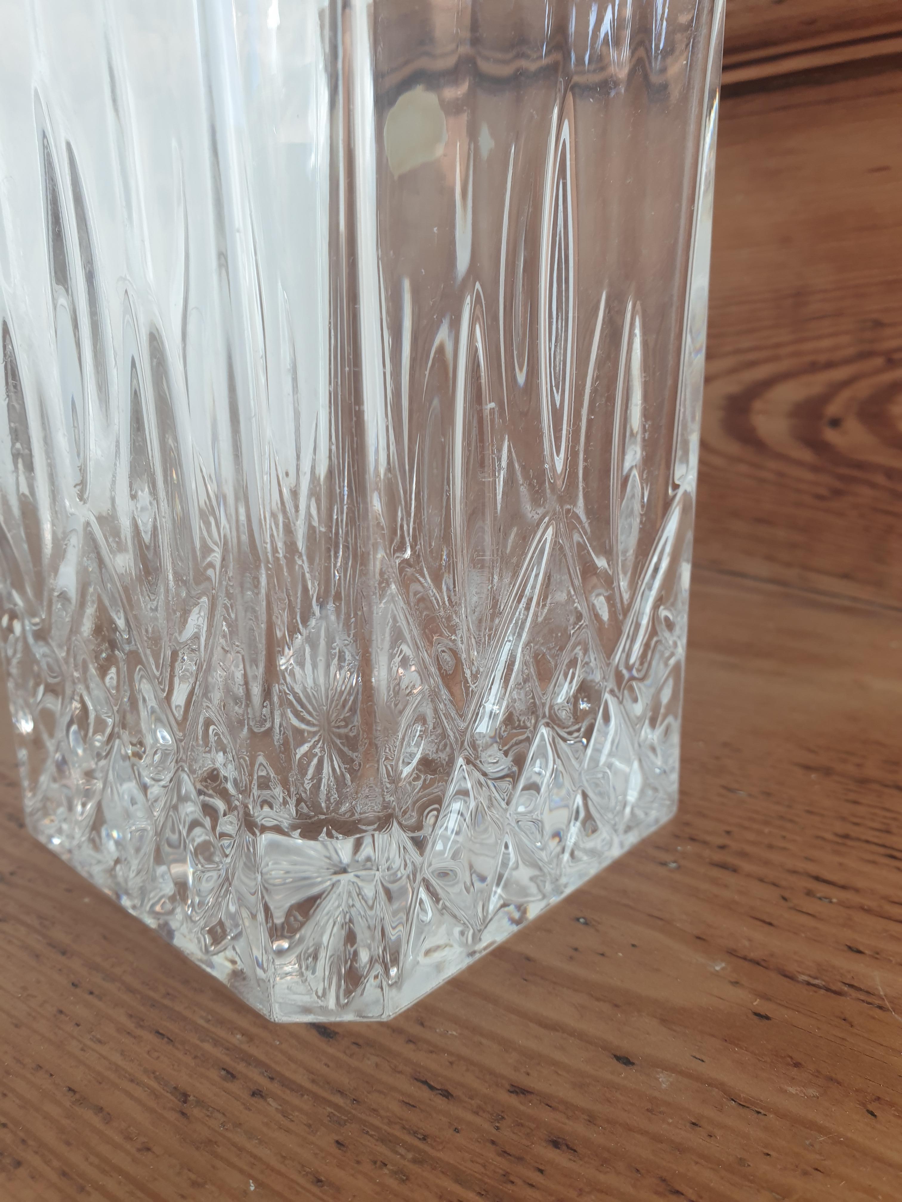 Crystal whisky carafe