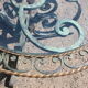 Wrought iron coffee table
