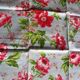 6 serviettes de table dépareillées