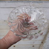 Set of 2 torches candle holders crystal Baccarat model Bamboo